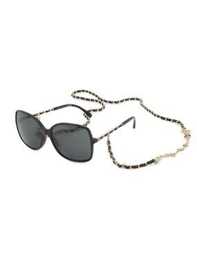ISO Chic Black Chanel Sunglasses CHANEL Sunglasses: Shield Sunglasses, nylon — Fashion | CHANEL main image 4